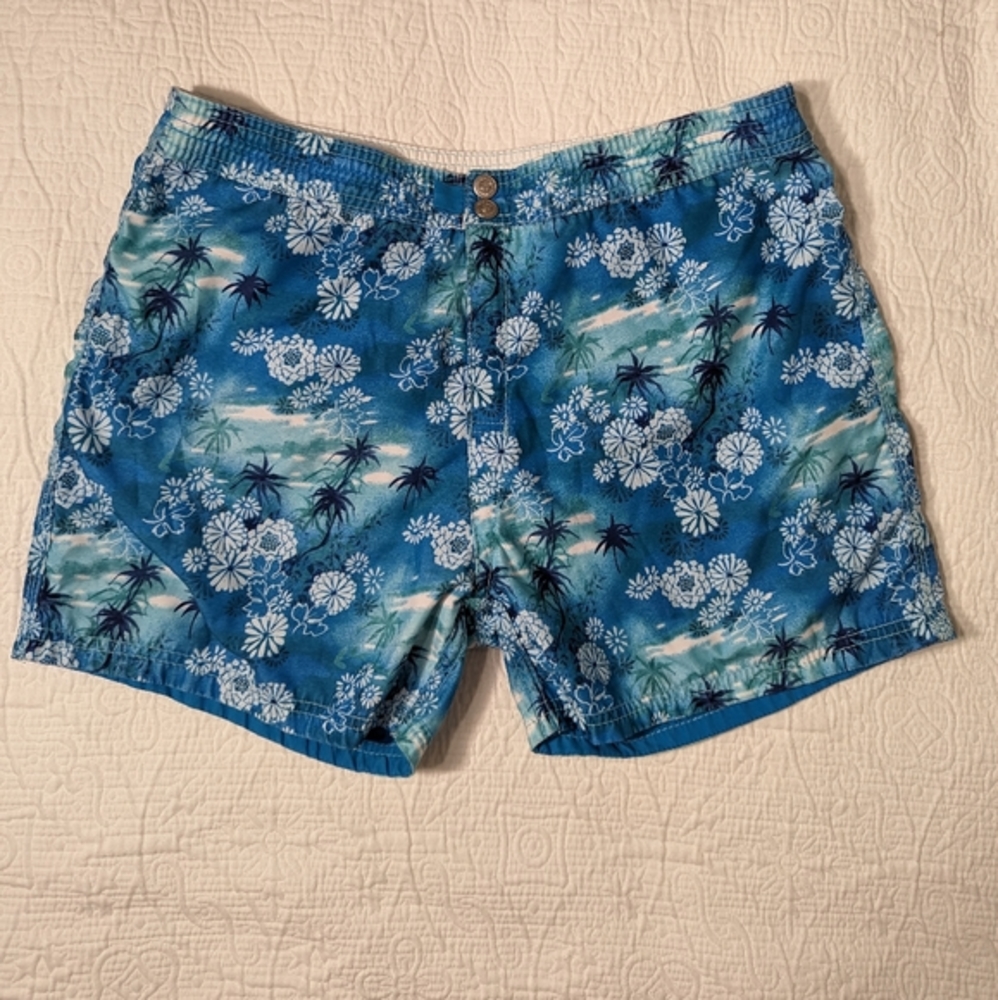 Vintage Y2K Billabong Women's Board Shorts Reversible Blue  SizeM‎